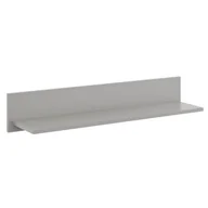 Półki do salonu - Szara minimalistyczna półka na ścianę H0-P80 - miniaturka - grafika 1