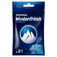 Gumy do żucia, lizaki, dropsy - Winterfresh Original Bezcukrowa guma do żucia 29 g (21 sztuk) - miniaturka - grafika 1