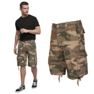 Odzież taktyczna i umundurowanie - Spodenki Krótkie Męskie BRANDIT Vintage Classic - Light Woodland - miniaturka - grafika 1