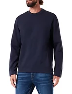 Bluzy męskie - Sisley Mens Sweater L/S 322WS101L Bluza męska, niebieska 06U, XXL - miniaturka - grafika 1