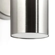 Lampy ogrodowe - Brilliant Kinkiet zewnętrzny Jandy góra/dół w kolorze stali nierdzewnej, metal, GU10 - miniaturka - grafika 1