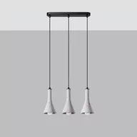 Lampy sufitowe - Rea lampa wisząca 3xE14 czarna/beton SL.1225 - miniaturka - grafika 1