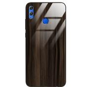 Etui i futerały do telefonów - Etui drewniane Huawei Honor 8x Premium Wood Dark Brown Forestzone Glass - miniaturka - grafika 1