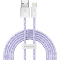 Kable USB - Baseus Kabel USB do Lightning Dynamic 2.4A 2m Fioletowy) - miniaturka - grafika 1