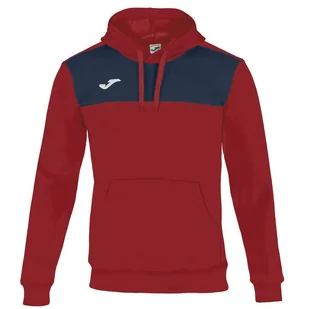 Joma, Bluza męska, Suadera Hoodie Sweatshirt Winner Cotton 101106.603, czerwony, rozmiar L - Bluzy sportowe męskie - miniaturka - grafika 1
