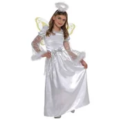 Stroje karnawałowe - Strój dla dzieci "Niebiański Aniołek", rozmiar 104/116 cm - miniaturka - grafika 1