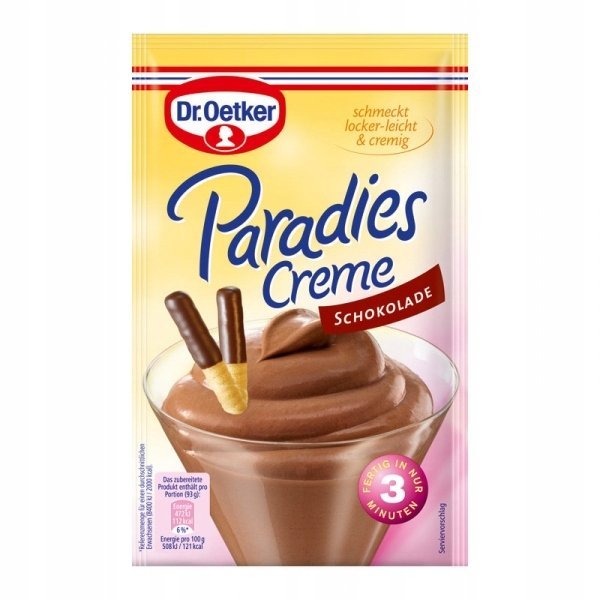 Krem Paradies Dr Oetker Czekolada z Niemiec