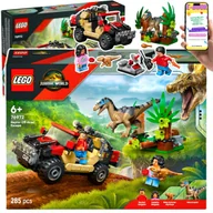 Klocki - LEGO® Jurassic World Dinozaury (76972) PREZENT DLA DZIECKA 6+ Jeep, Raptor i Akcja! Idealny Dla Małych Fanów Dino + EBOOK - miniaturka - grafika 1