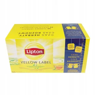 Herbata czarna ekspresowa Lipton 50 torebek - 100g - Herbata - miniaturka - grafika 1