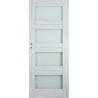 Drzwi wewnętrzne - Skrzydło drzwiowe SYRIUSZ silver pokój 80P - miniaturka - grafika 1