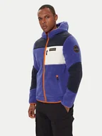 Bluzy męskie - Napapijri Polar Yupik NP0A4GNS Granatowy Regular Fit - miniaturka - grafika 1