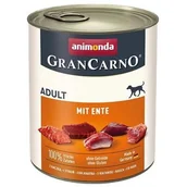 Mokra karma dla psów - Animonda GranCarno Orginal Adult puszki wieprzowina z kaczką 800 g - miniaturka - grafika 1