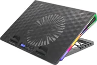 Podkładki chłodzące pod laptopa - Podstawka chłodząca Vertux Vertux Podstawka Chłodząca do Laptopa Cooling Pad RGB Arctic - miniaturka - grafika 1