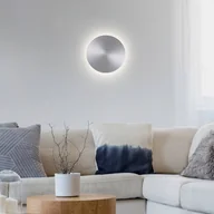 Lampy ścienne - Paul Neuhaus Kinkiet LED na baterię Puntua Ø 18 cm aluminium - miniaturka - grafika 1