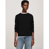 Swetry damskie - Tommy Hilfiger Wełniany sweter | Regular Fit - miniaturka - grafika 1