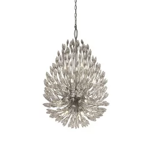 Peacock lampa wisząca 20xE9 chrom 86012-20CC - Lampy sufitowe - miniaturka - grafika 1
