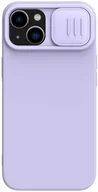 Etui i futerały do telefonów - Nillkin CamShield Magnetic Silicone Case etui iPhone 14 Plus magnetyczny MagSafe pokrowiec z osłoną na aparat fioletowy - miniaturka - grafika 1