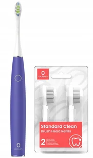 Szczoteczka soniczna zestaw, Oclean, Air2, 2 końcówki - Końcówki do szczoteczek elektrycznych - miniaturka - grafika 1