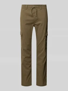 Spodnie cargo o kroju slim fit ze sznurkiem model ‘Gymdigo’ - Spodnie męskie - miniaturka - grafika 1