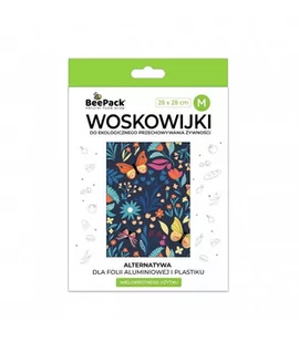 Woskowijka do przechowywania żywności, NOCNY LAS, rozmiar M (28x28cm), BeePack - Folia, papier śniadaniowy, serwetki - miniaturka - grafika 1
