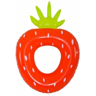 Koło do pływania Truskawka 76x101cm - Materace dmuchane i koła do pływania - miniaturka - grafika 1