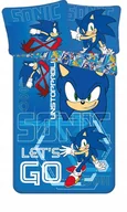 Pościel dla dzieci - Pościel Dziecięca 140x200 cm Sonic Prime Netflix Jeż Gra Hedgehog - miniaturka - grafika 1