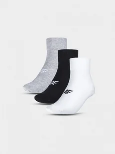 Męskie skarpetki niskie (3-pack) 4F 4FWMM00USOCM278 - multikolor - Skarpetki męskie - miniaturka - grafika 1