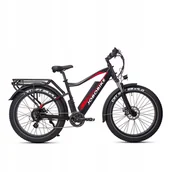 Rowery elektryczne - Rower Elektryczny, Jobobike, 25 Km/h, zasięg 70 Km, Czarny - miniaturka - grafika 1