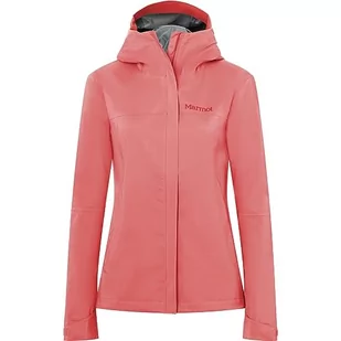 Marmot Damska kurtka PreCip Eco Pro, wodoodporna, lekka kurtka przeciwdeszczowa z kapturem, wiatroszczelna, oddychająca, idealna do biegania i wędrówek, grejpfrut, XS - Kurtki damskie - miniaturka - grafika 1