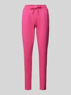 Spodnie damskie - Spodnie materiałowe o kroju skinny fit z elastycznym pasem model ‘KATE’ - miniaturka - grafika 1
