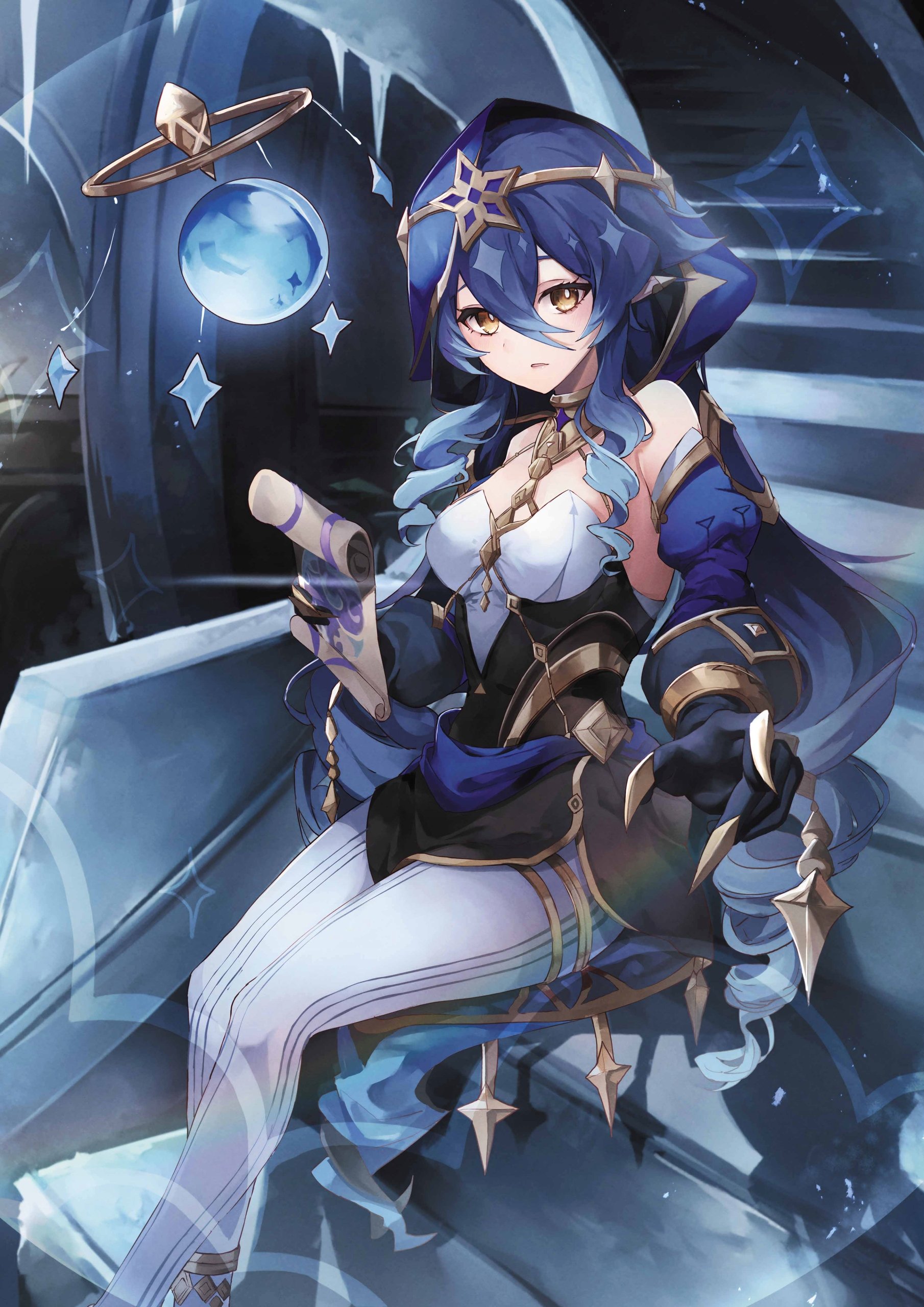 Plakat A3 Genshin Impact Anime Gra Layla