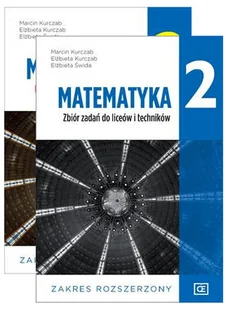 Pakiet Matematyka 2. Podręcznik i zbiór zadań dla liceum i technikum. Zakres rozszerzony - Elżbieta Kurczab, Elżbieta Świda, Marcin Kurczab - Podręczniki dla liceum - miniaturka - grafika 1