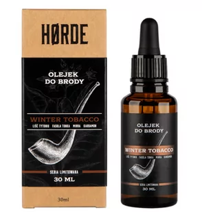 Horde Winter Tobacco, olejek do brody o tytoniowo-korzennym aromacie, 30ml - Kosmetyki i akcesoria do pielęgnacji brody - miniaturka - grafika 1