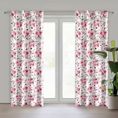 Zasłony - Zasłona gotowa Cecily 140 x 250 cm przelotki wielokolorowy - miniaturka - grafika 1