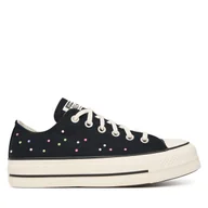 Trampki damskie - Trampki Converse Chuck Taylor All Star Lift Platform Mini Studs A19141C Czarny - miniaturka - grafika 1