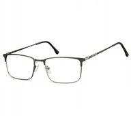 Okulary korekcyjne, oprawki, szkła - Okulary Nerd prostokątne Zerówki Korekcyjne Unisex - miniaturka - grafika 1