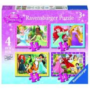 Puzzle - Ravensburger Disney Princess 4 in 1 71326 - miniaturka - grafika 1