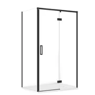 Kabiny prysznicowe - Kabina Prysznicowa Cersanit Larga 90X120X195 prostokątna prawa transparentny brodzik Tako 4 cm Biały S601-336 - miniaturka - grafika 1