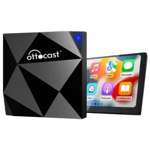 Bezprzewodowy adapter, Ottocast, CP76, U2-AIR Carplay (czarny) - Transmitery FM - miniaturka - grafika 1