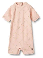 Pajacyki dla niemowląt - Wheat Kombinezon kąpielowy "Cas" w kolorze jasnoróżowym - miniaturka - grafika 1