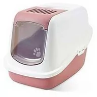 Kuwety dla kotów - Savic Hit! Kuweta Z Uchylanym Frontem ! Earth Rose - miniaturka - grafika 1