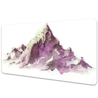 Podkładki na biurko - Podkładka na biurko z nadrukiem Zimowy górski krajobraz 90x45 cm - miniaturka - grafika 1