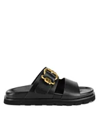 Klapki i japonki damskie - Gino Rossi Klapki 4781-25 Czarny - miniaturka - grafika 1