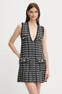 Sukienki - Silvian Heach sukienka ISMET kolor czarny mini prosta GPA25285VE - miniaturka - grafika 1