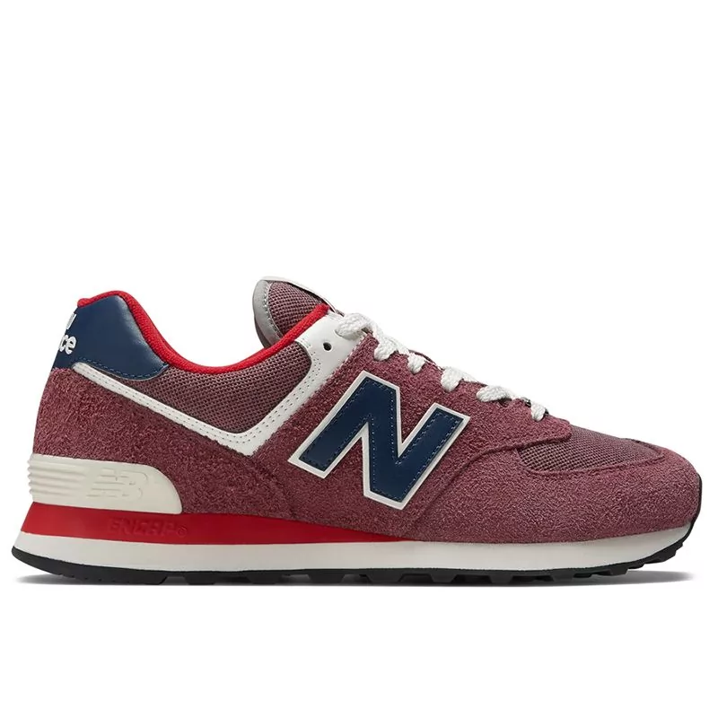 Buty New Balance U574RX2 - bordowe