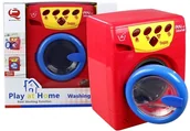 Zabawy w naśladowanie dorosłych - Import LEANToys Pralka na Baterie Otwierany Bęben z Wodą Import LEANToys 2208 - miniaturka - grafika 1