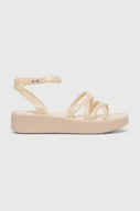 Sandały damskie - Melissa sandały MELISSA DEBBIE AD damskie kolor beżowy na platformie M.33997.R651 - miniaturka - grafika 1