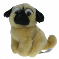 Maskotki i pluszaki - Pluszowe ZOO: maskotka PIES mini 12cm MOPS 83771 (eco-friendly) - miniaturka - grafika 1