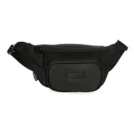Torebki damskie - Pepe Jeans Soho saszetka z kieszenią czarna 35x13x5 cm poliester i PU, Wielobarwny (Wielobarwny), única, Torba na ramię z kieszeniami - miniaturka - grafika 1