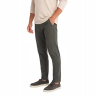 Spodnie męskie - Jednolite męskie spodnie chino REGULAR FIT khaki V3 OM-PACP-0183 S - miniaturka - grafika 1